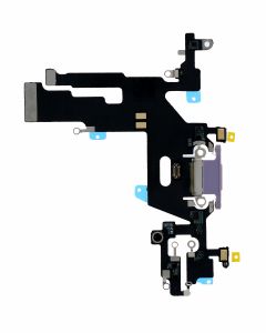 iPhone 11 Charging Port with Flex Cable - Purple