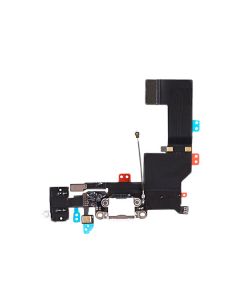 iPhone 5S Charging Port Flex Cable  - Silver