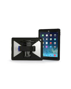 Max Cases Shield Extreme-M Case with Handstrap & Stylus for iPad 9.7-in (Black)