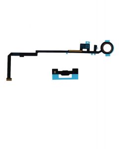 iPad 7 / iPad 8 / iPad 9 Home Button with Flex Cable - White with Rose Gold Trim