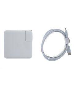 61W USB-C Charger Power Adapter with Cable for MacBooks (Used OEM Pull)